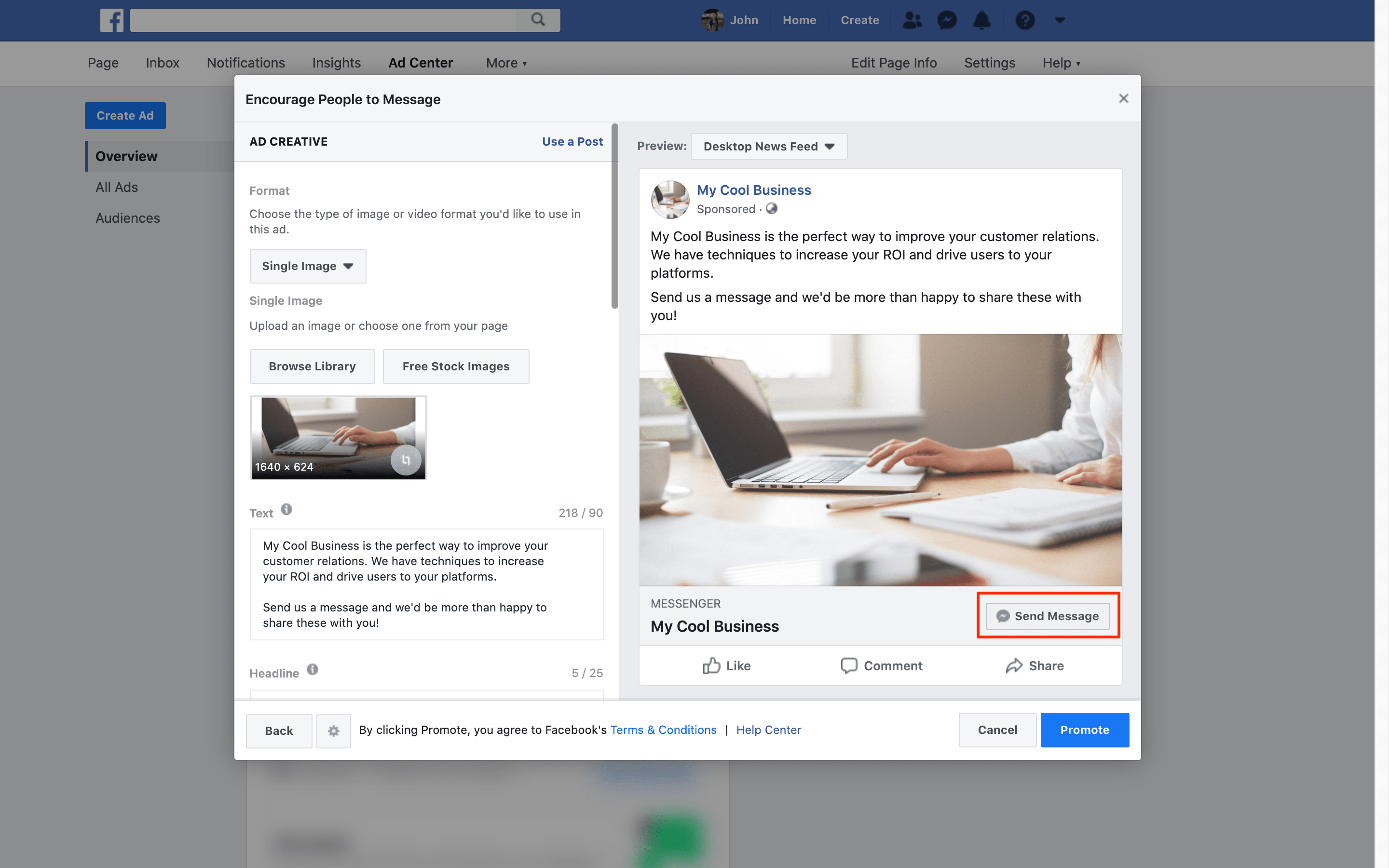 Facebook Ad Creator